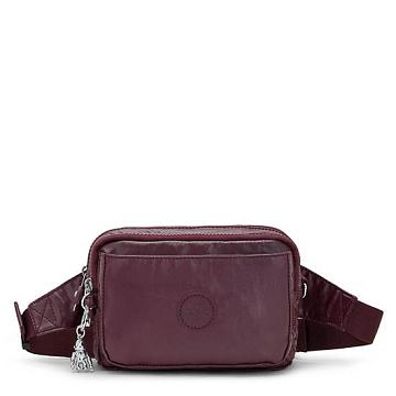 Kipling Abanu Multi Metallic Convertible Crossbody Veske Burgunder | NO 2186CT